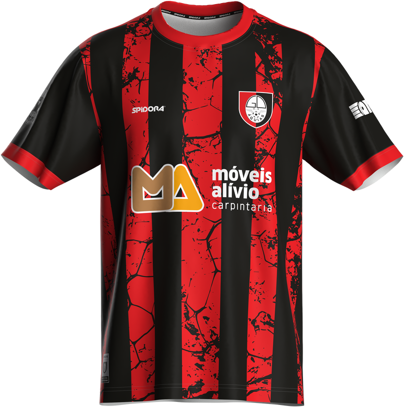 T-shirt de futebol Spidora personalizada e sublimada GD Os Aguias